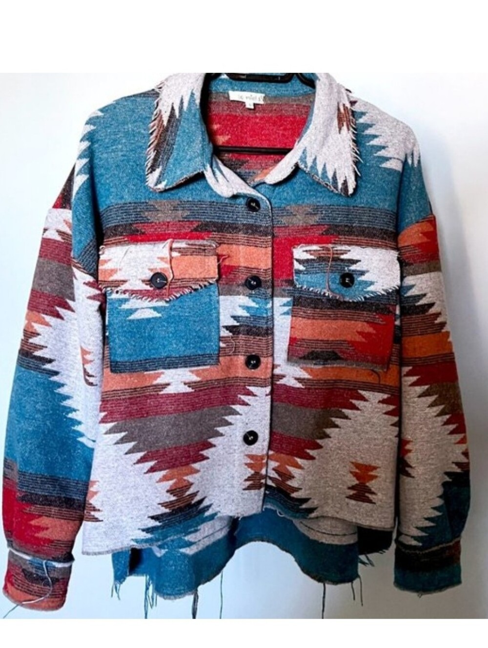 LA MIEL  Aztec Western Summer/Fall Jacket 💖🩵